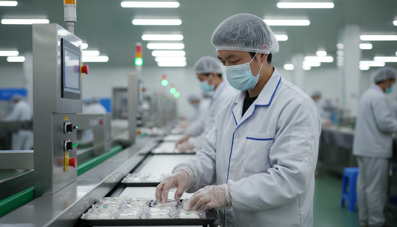 技术人员检查设备